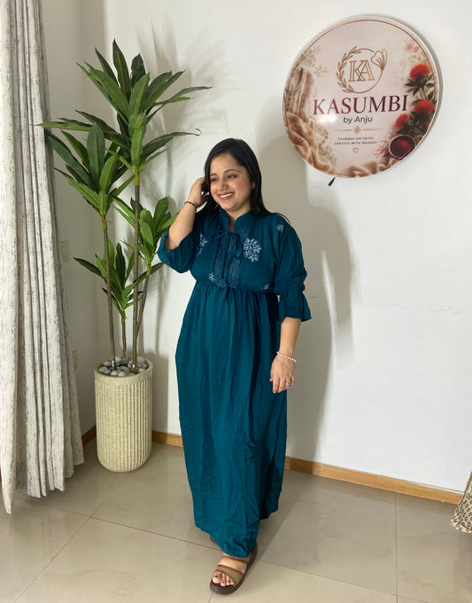 Kasumbi long kurti
