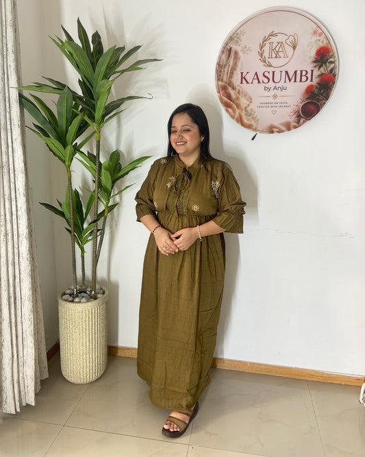 Kasumbi long kurti