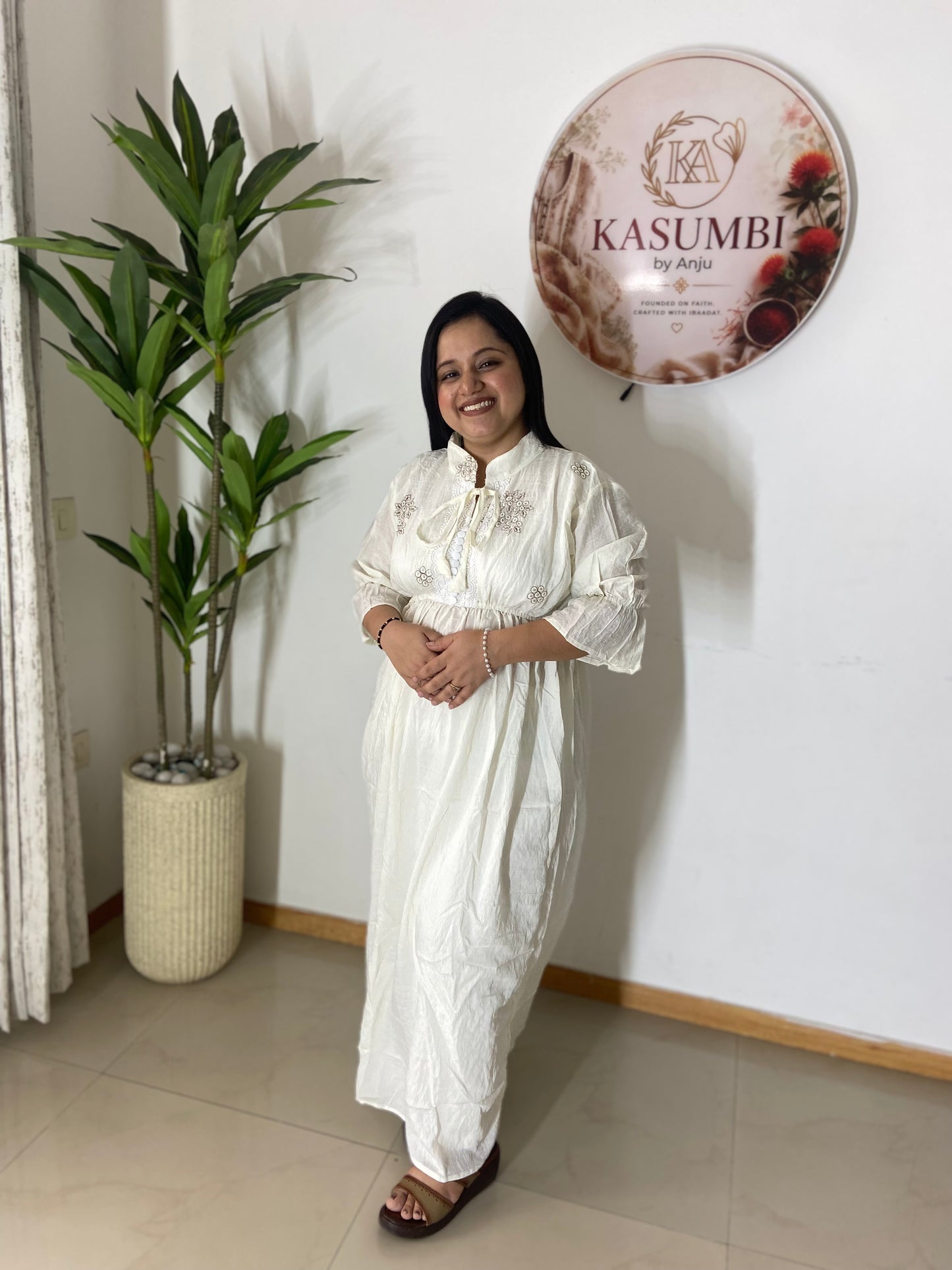 Kasumbi long kurti